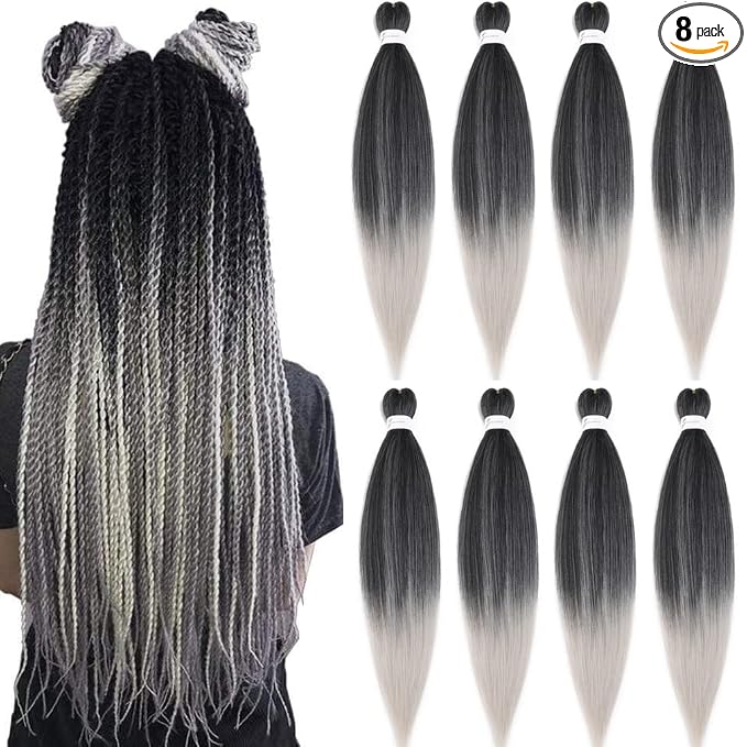 mixed black & sliver