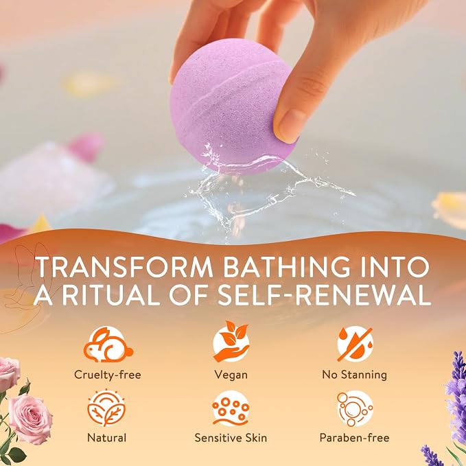 12 Pack Bath Bombs Set
