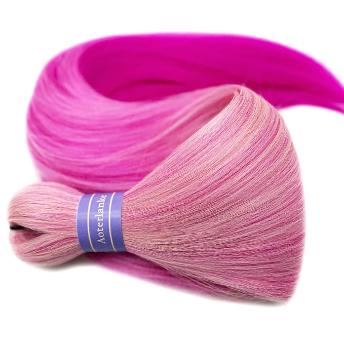 Blonde and Pink Braiding Hair Pre Stretched