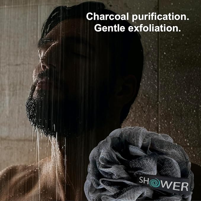 Charcoal Black Back-scrubbers