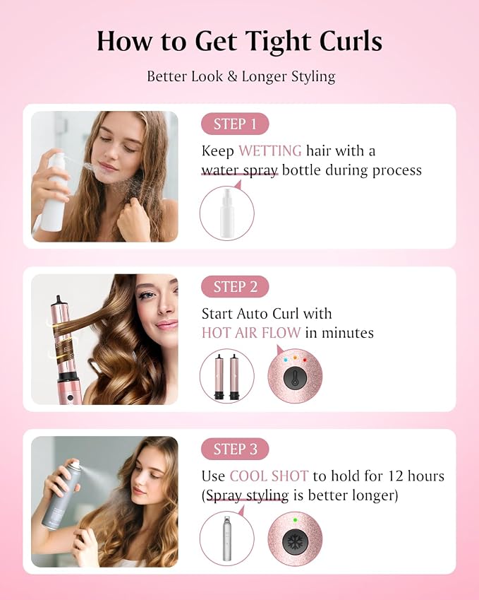Pink-dual Voltage(110-240v)