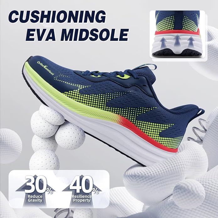 W2-navy/Lime Green