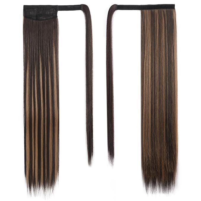 Dark Brown with Auburn Highlights