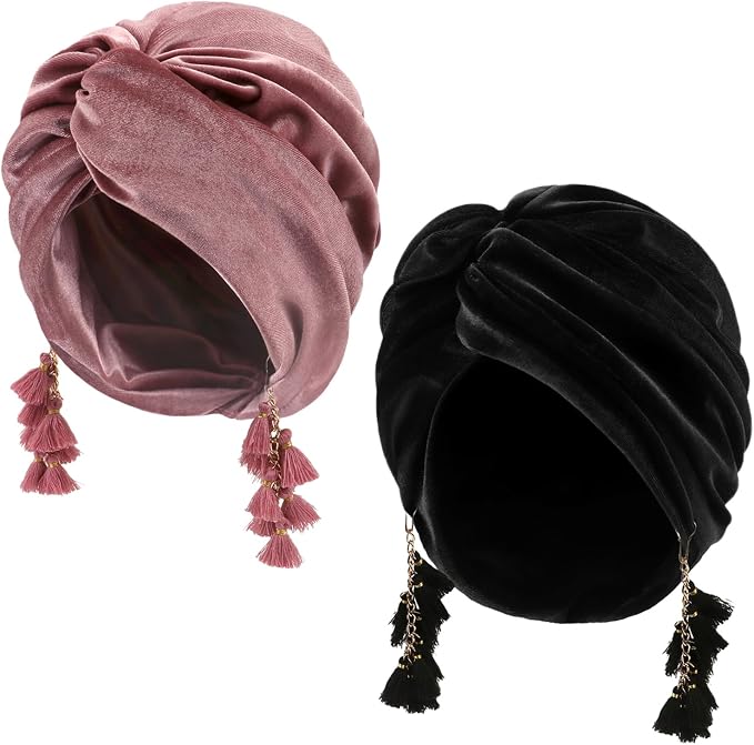 Dark Pink & Black -2pcs