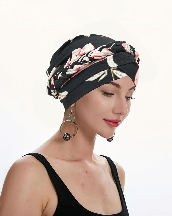 Braid Floral Black