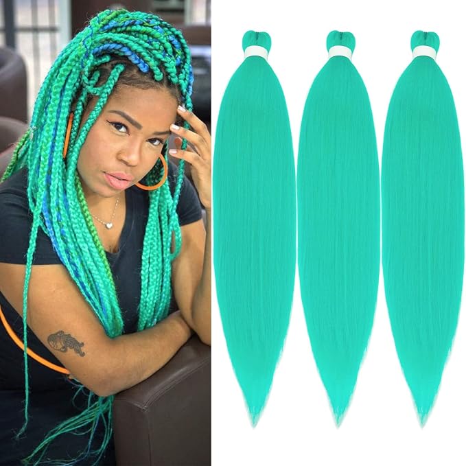 Green Mint Braiding Hair 3 Packs