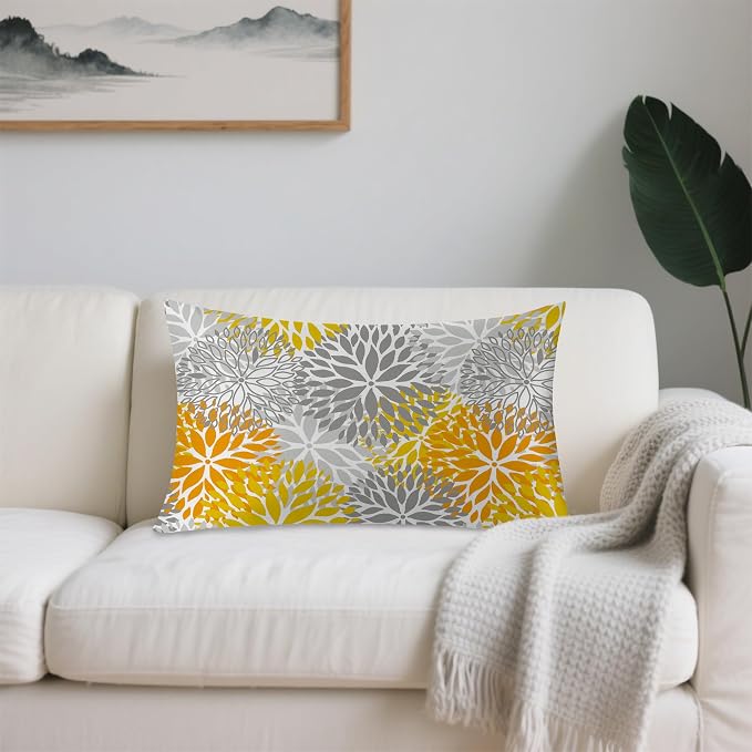 Orange and Grey Flower Dahlia