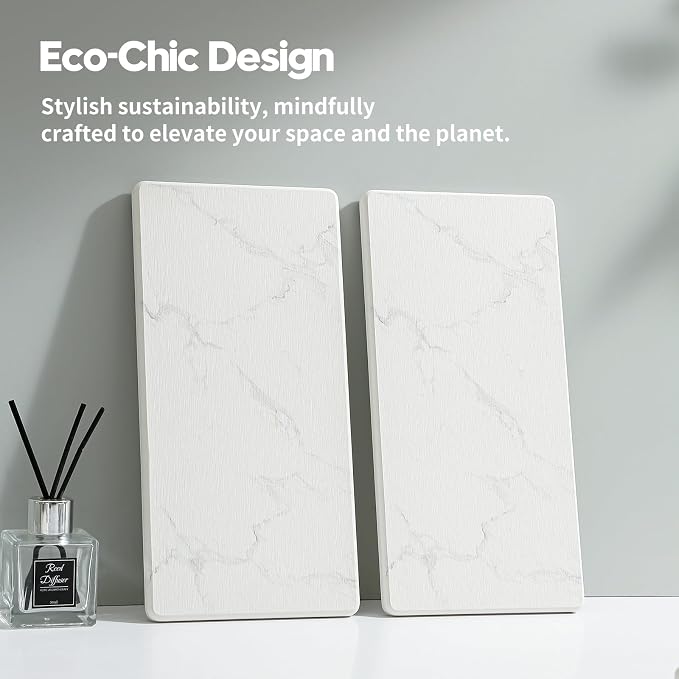 2 Pack - Marble White