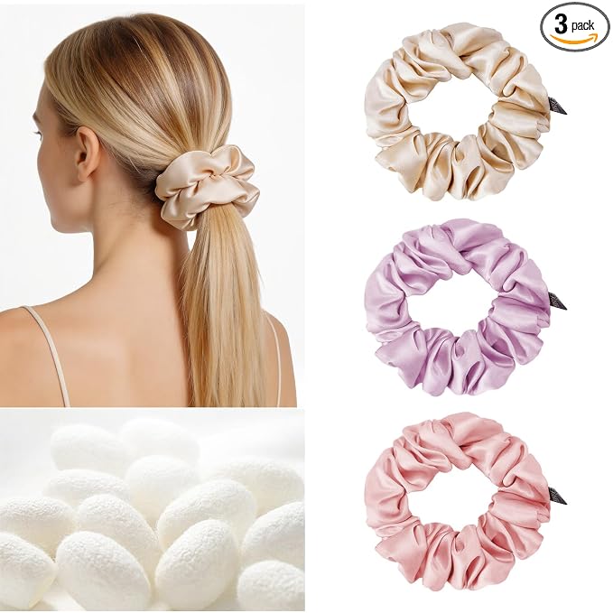 3pcs-Beige/Light Purple/Pink