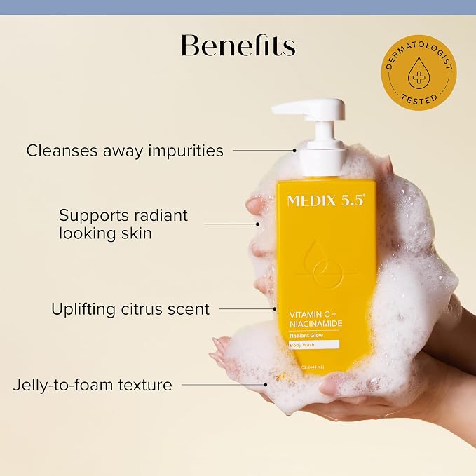 Vitamin C Body Wash + Vitamin C Body Cream Bundle