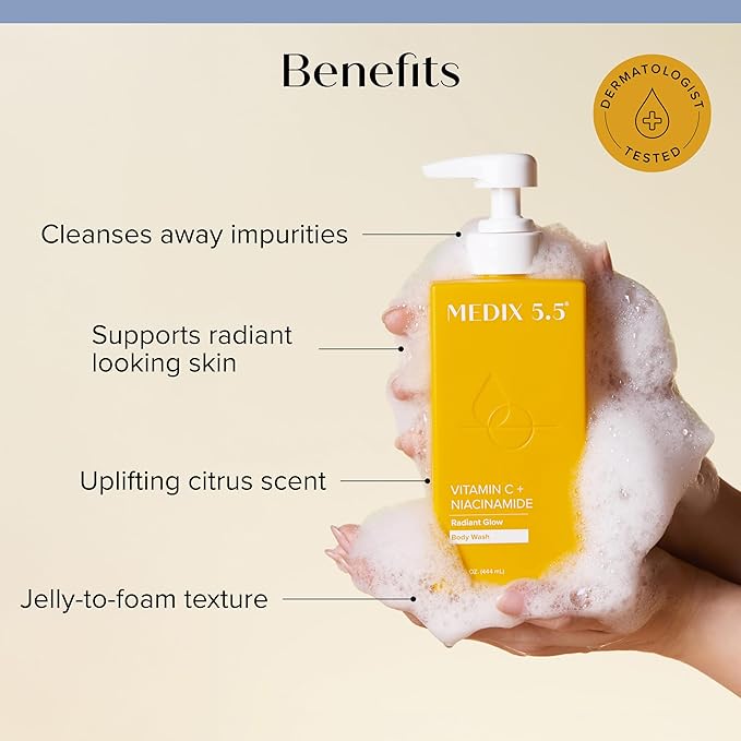 4 - Radiant Glow Citrus Body Wash Gel