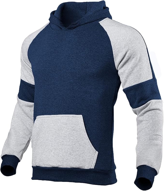 Navy Blue & Light Grey