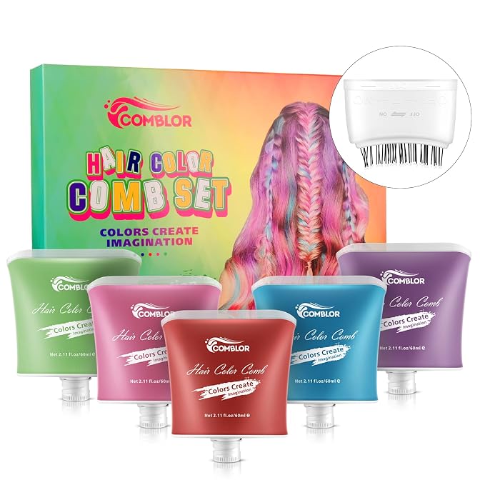 5 colors (Blue+Red+Green+Pink+Purple)