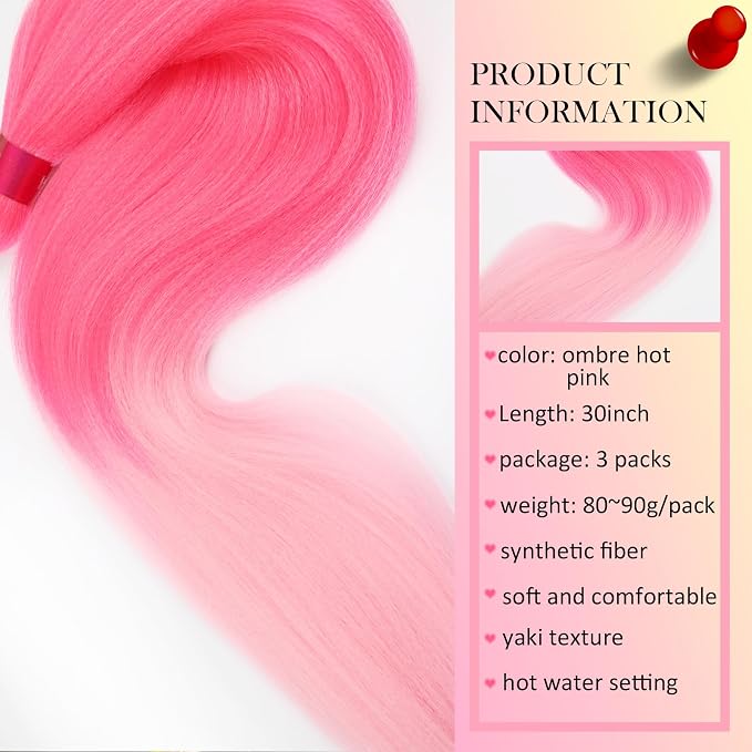 ombre hot pink/pink