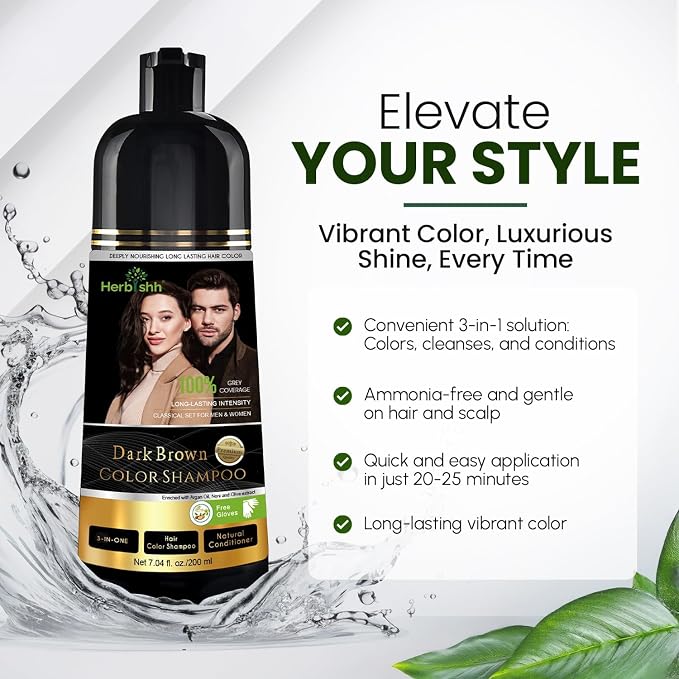 Dark Brown & Argan Oil