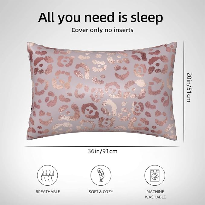Abstract Rose Gold Leopard