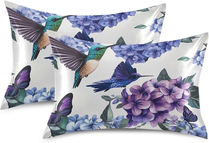 Purple Hummingbird Hydrangea Flower