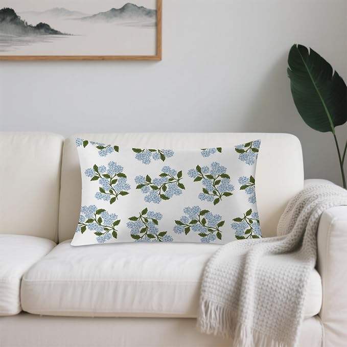 Hydrangea Floral Blue Flowers