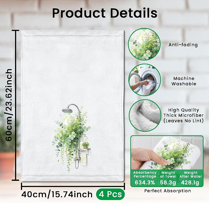 Bathroom and Green Plant