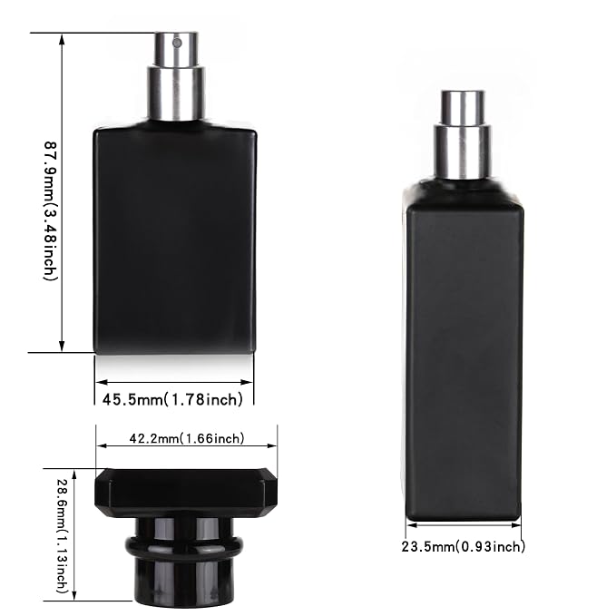 6 Pack 30ml / 1.01 oz. Black Assorted