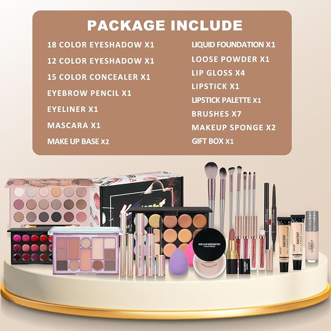 Large Black Makeup Kit
