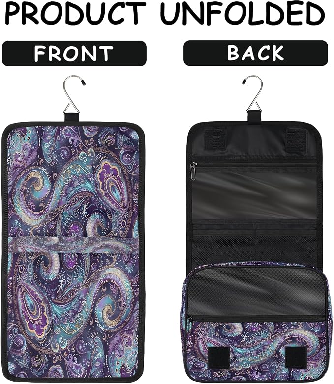 B Ethnic Purple Paisley