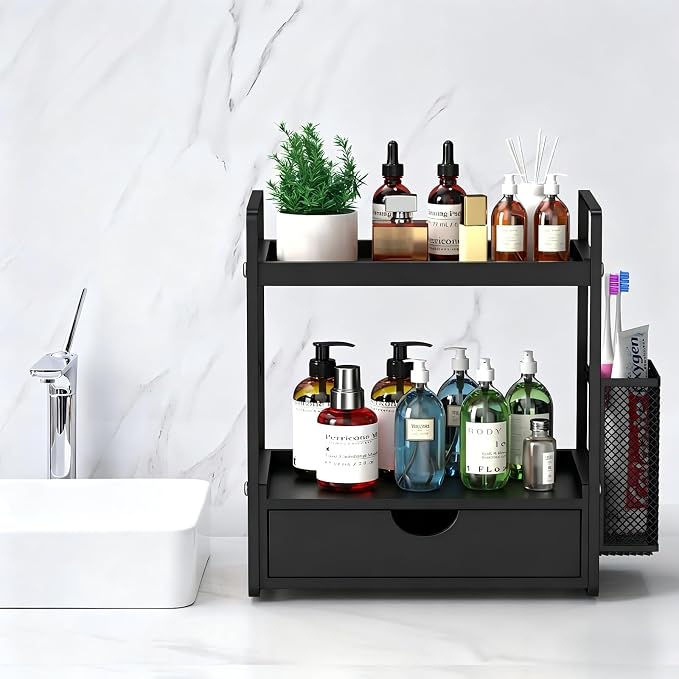 Black With Drawer