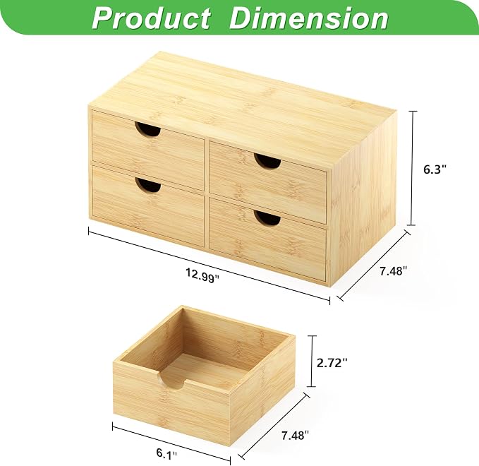 Natural-4 Drawers