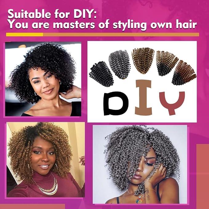 Passion Twist Crochet Hair-Black to Blonde