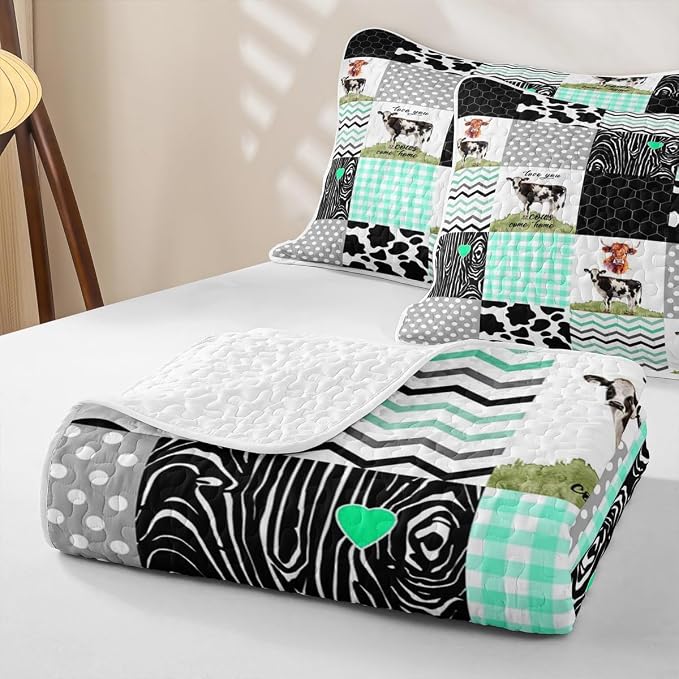Green Black White