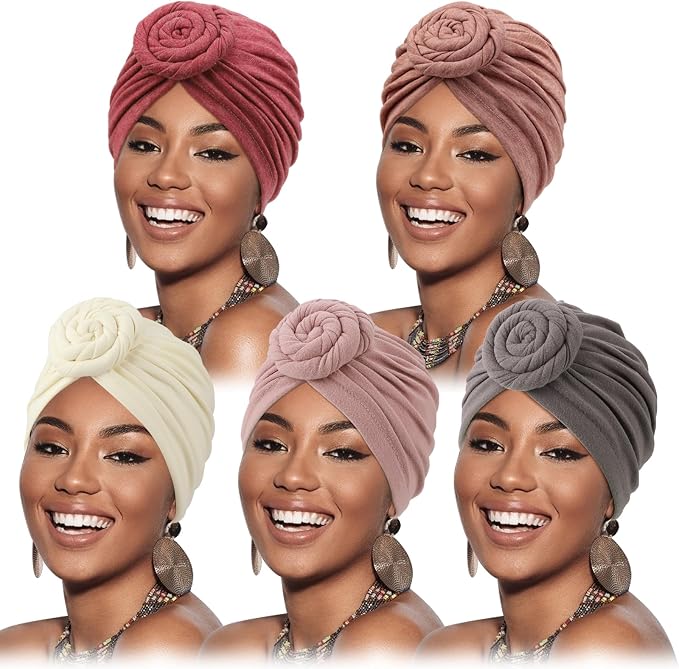 5 Pack Donuts: Beige/Light Pink/Fuchsia/Brown/Light Purple