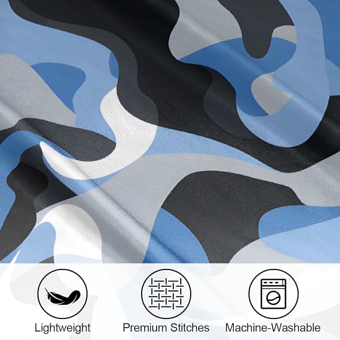 Blue Grey Camouflage