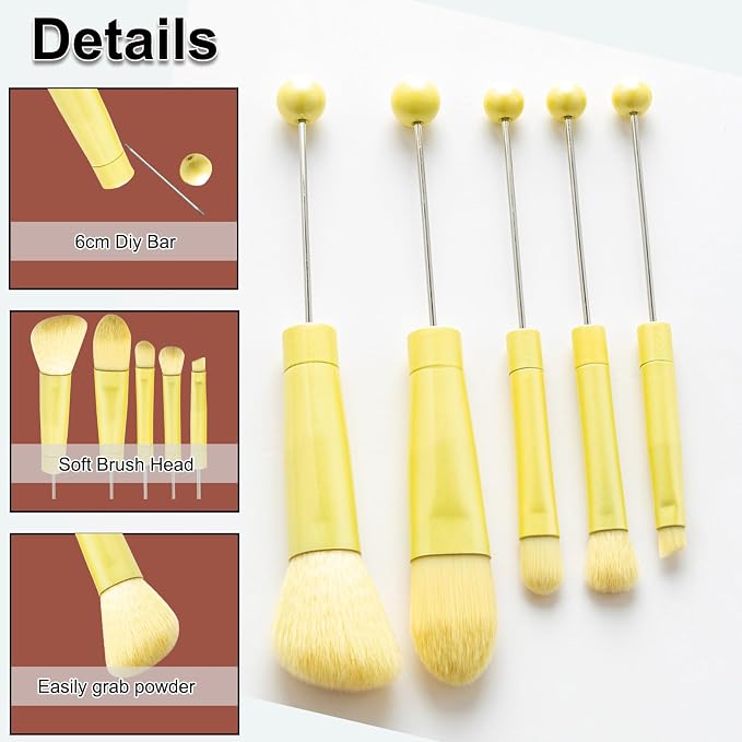brushes lemon yellow