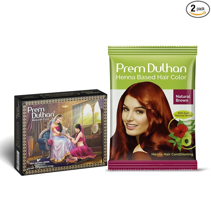 Natural Brown Hair Color (Black Box Cone)