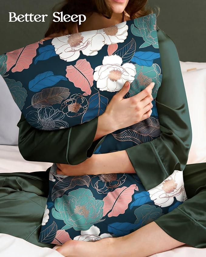 Blue Green Floral