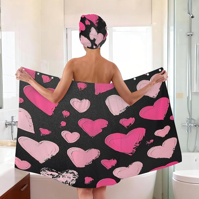 Pink Black Hearts