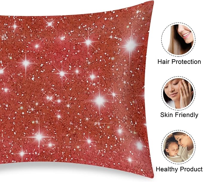 Red Glitter Stars