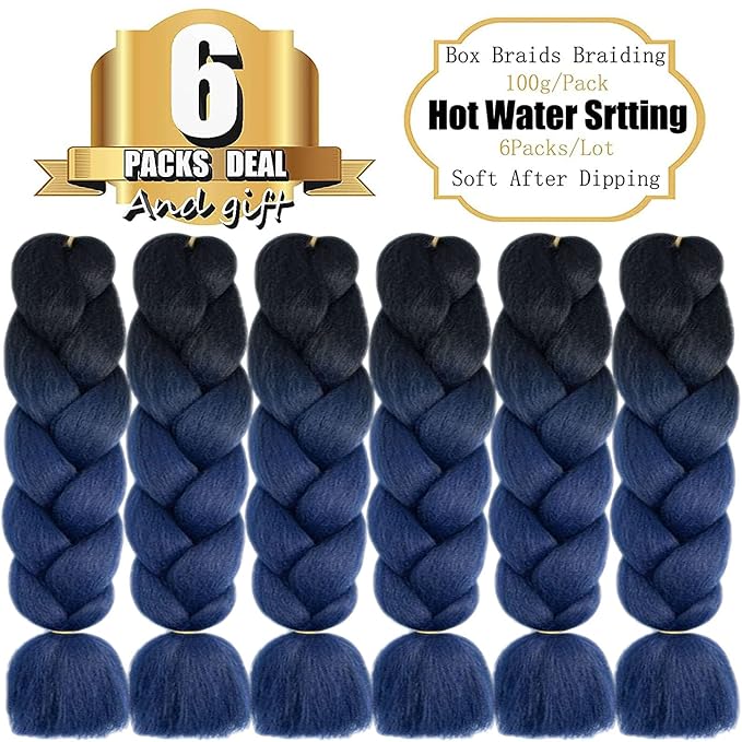 Black to Dark Blue