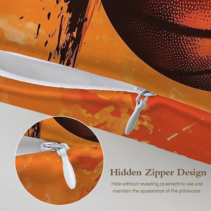 Orange and Yellow Basketball