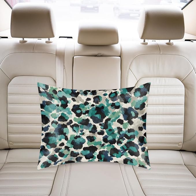 Abstract Turquoise Leopard