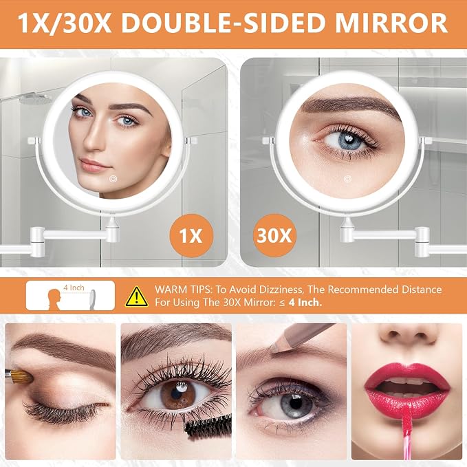 8'' 30x-white