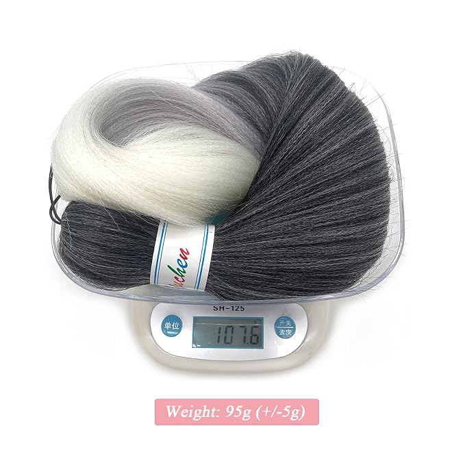 Grey Ombre Braiding Hair 6 Packs