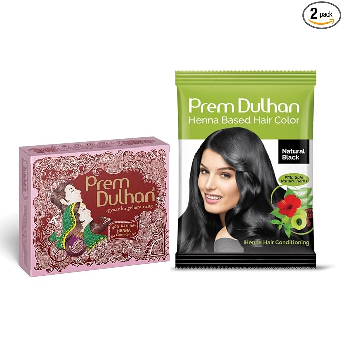 Natural Black Hair Color (Pink Box Cone)