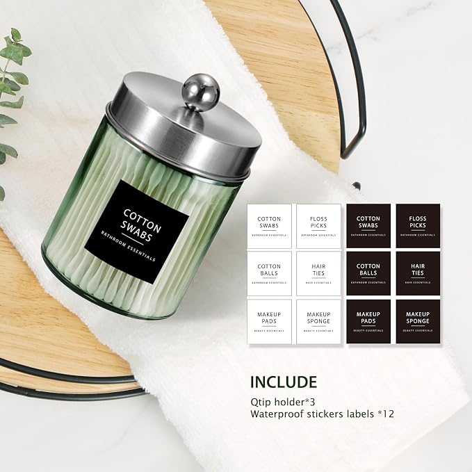 Jar Sage Green/Lid Brushed Nickel