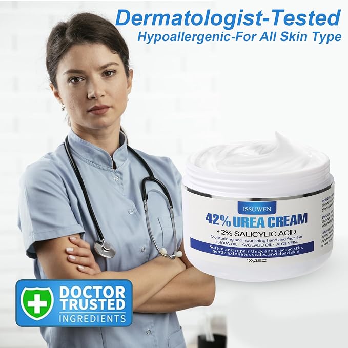 2 Packs White Urea Cream