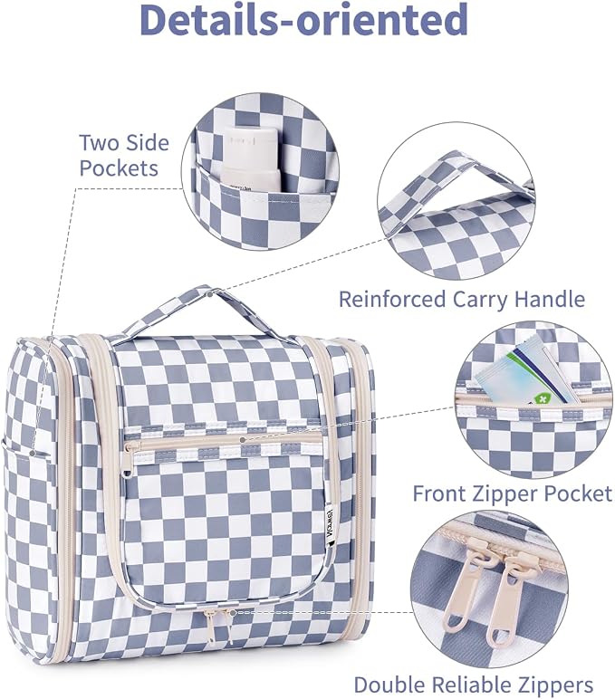 C-Grayish Blue Checkerboard