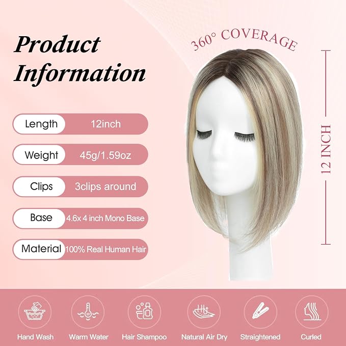Ombre Light Brown with Blond Highlight