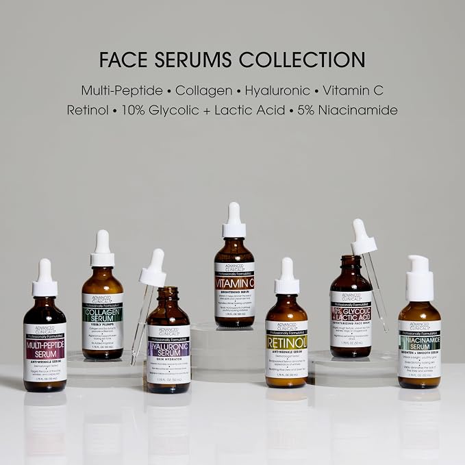 Vitamin C + Retinol + Hyaluronic Acid Serum Set