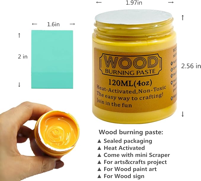 Wood Burning Paste