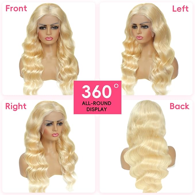 Blonde Wig Human Hair
